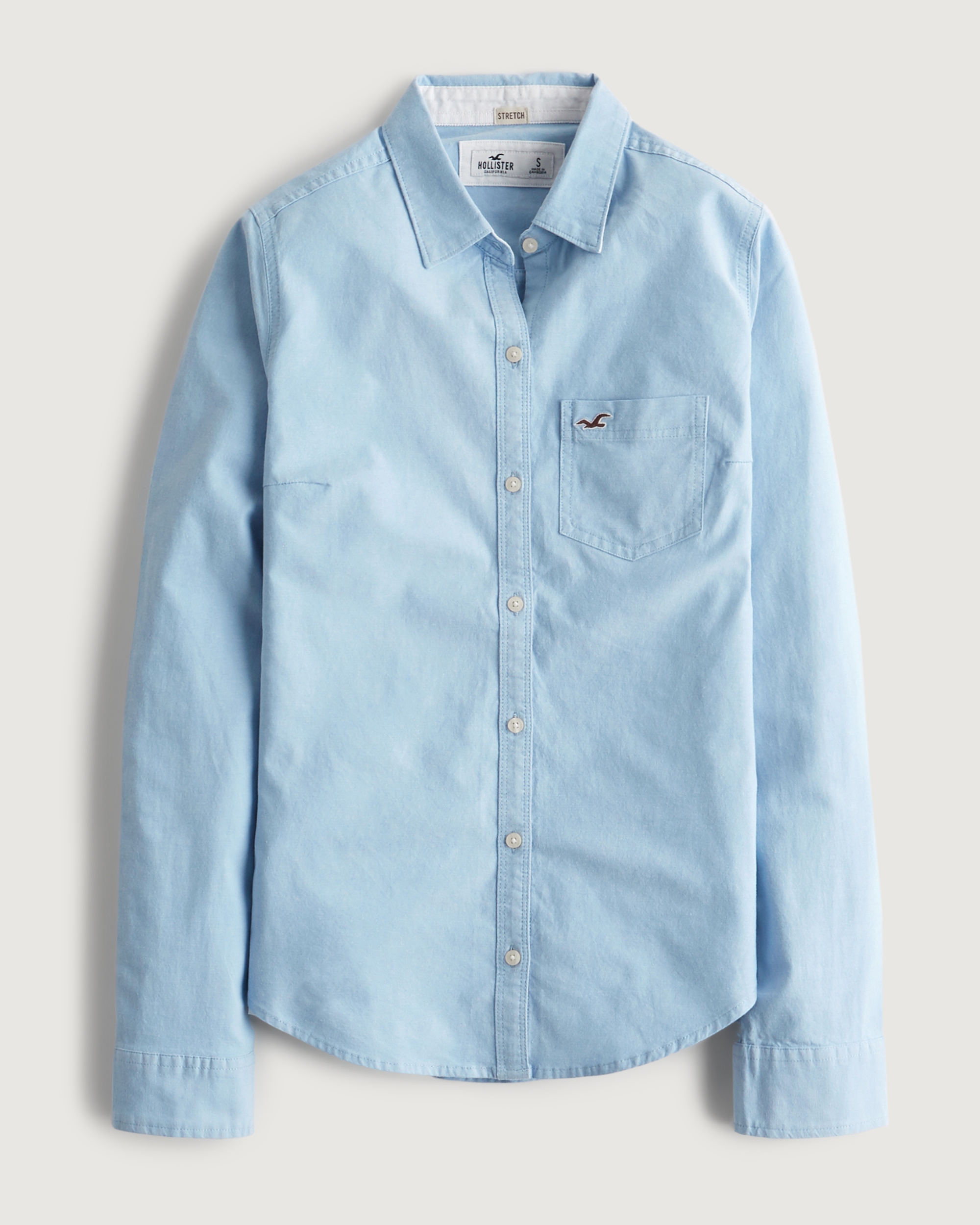 Girls Button-Down Shirts | Hollister Co.